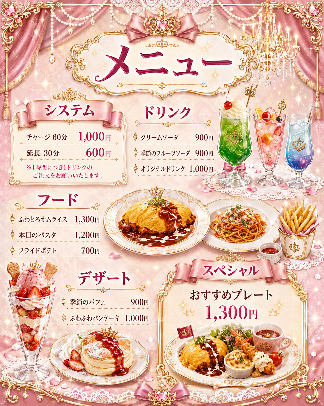 メニュー表画像