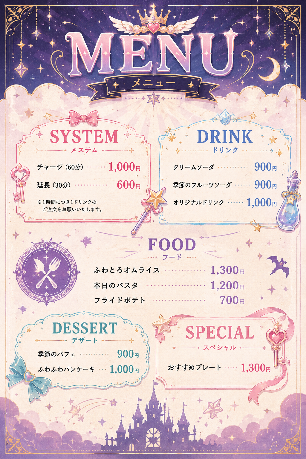 メニュー表画像